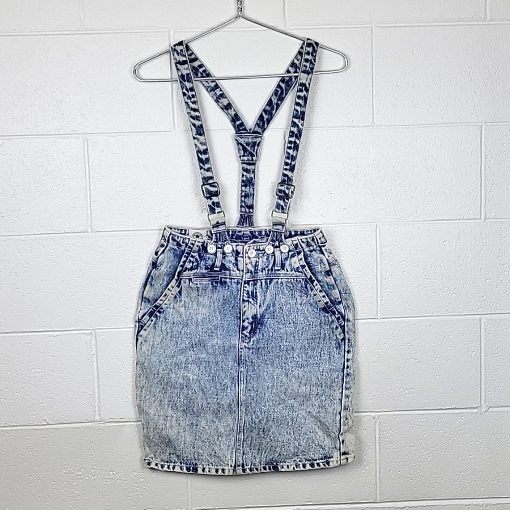 Desperado Acid Washed Jean Skirt